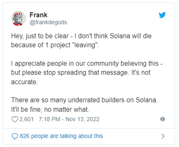 Frank Tweet