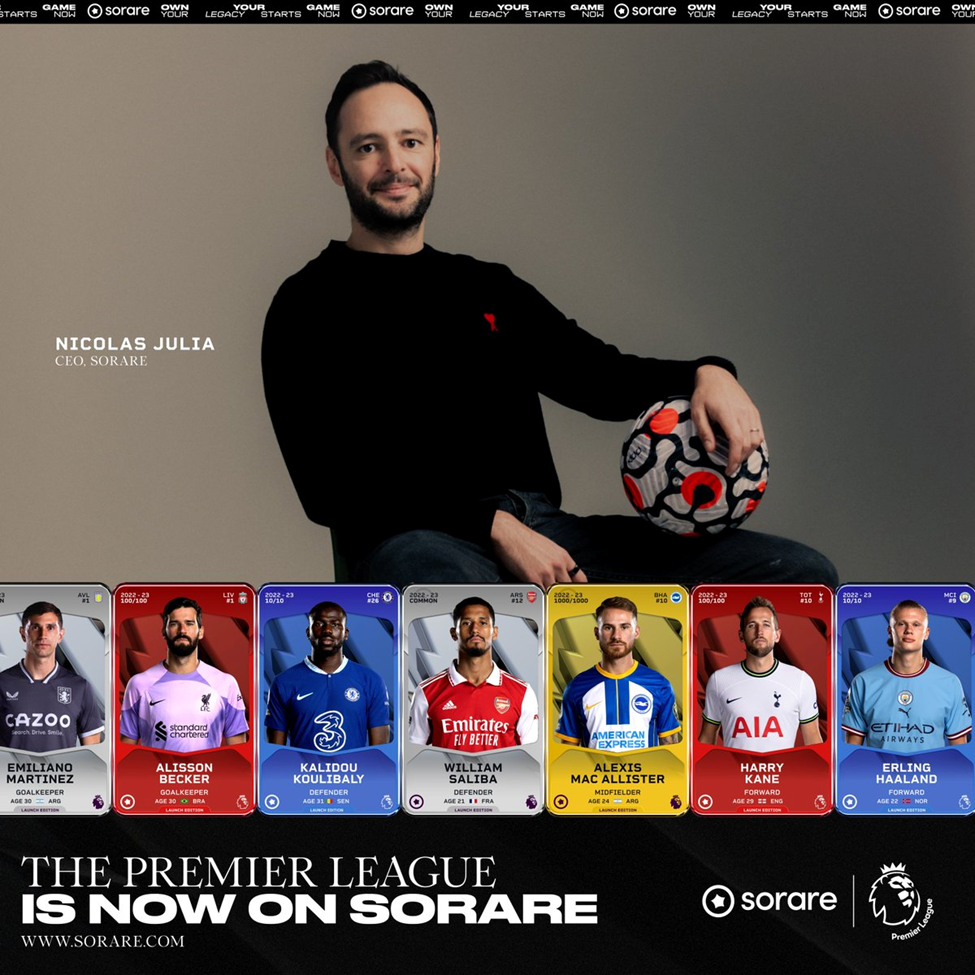 Sorare partners with Premier League for Web3 fantasy sports